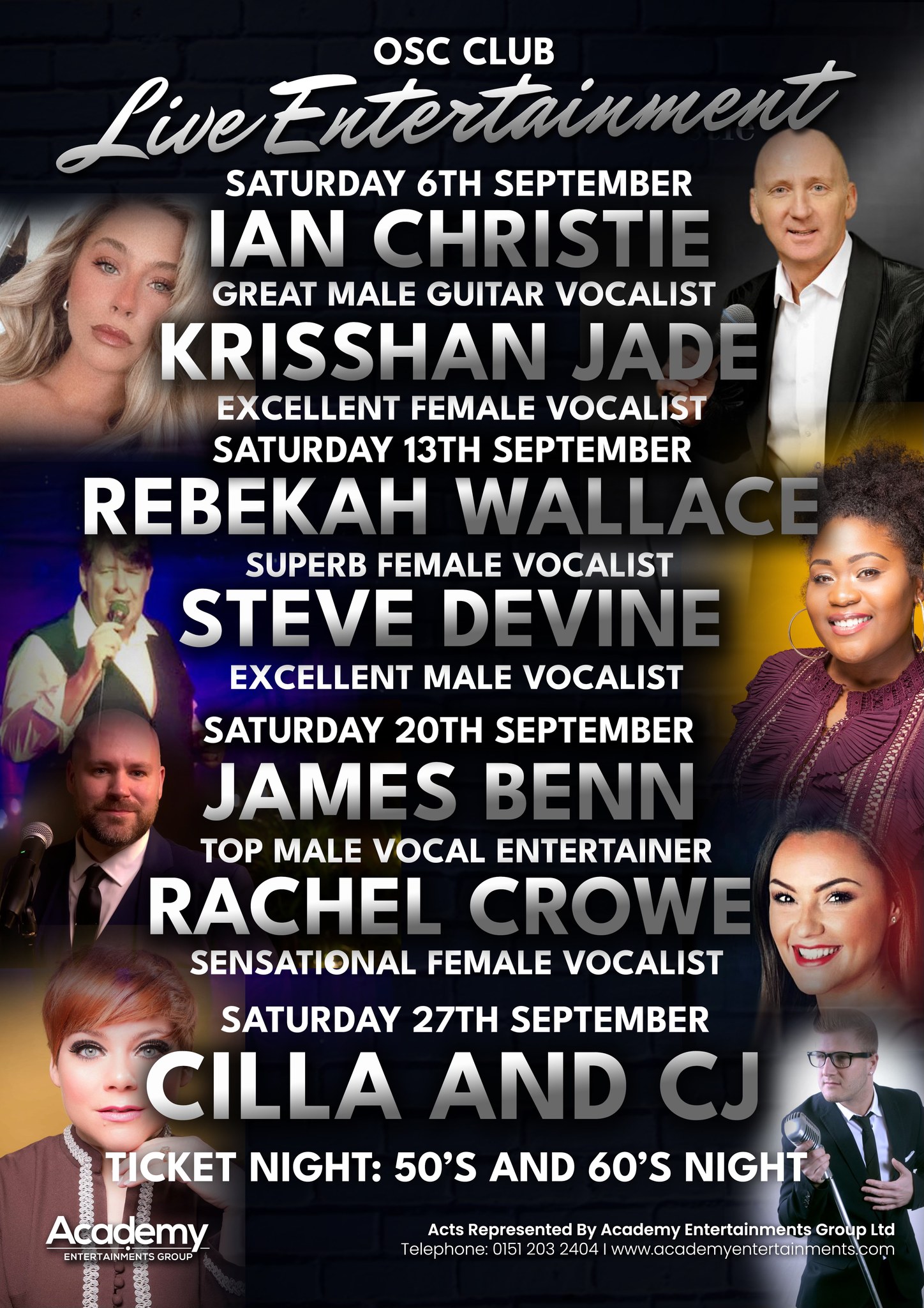 Sept Line Up