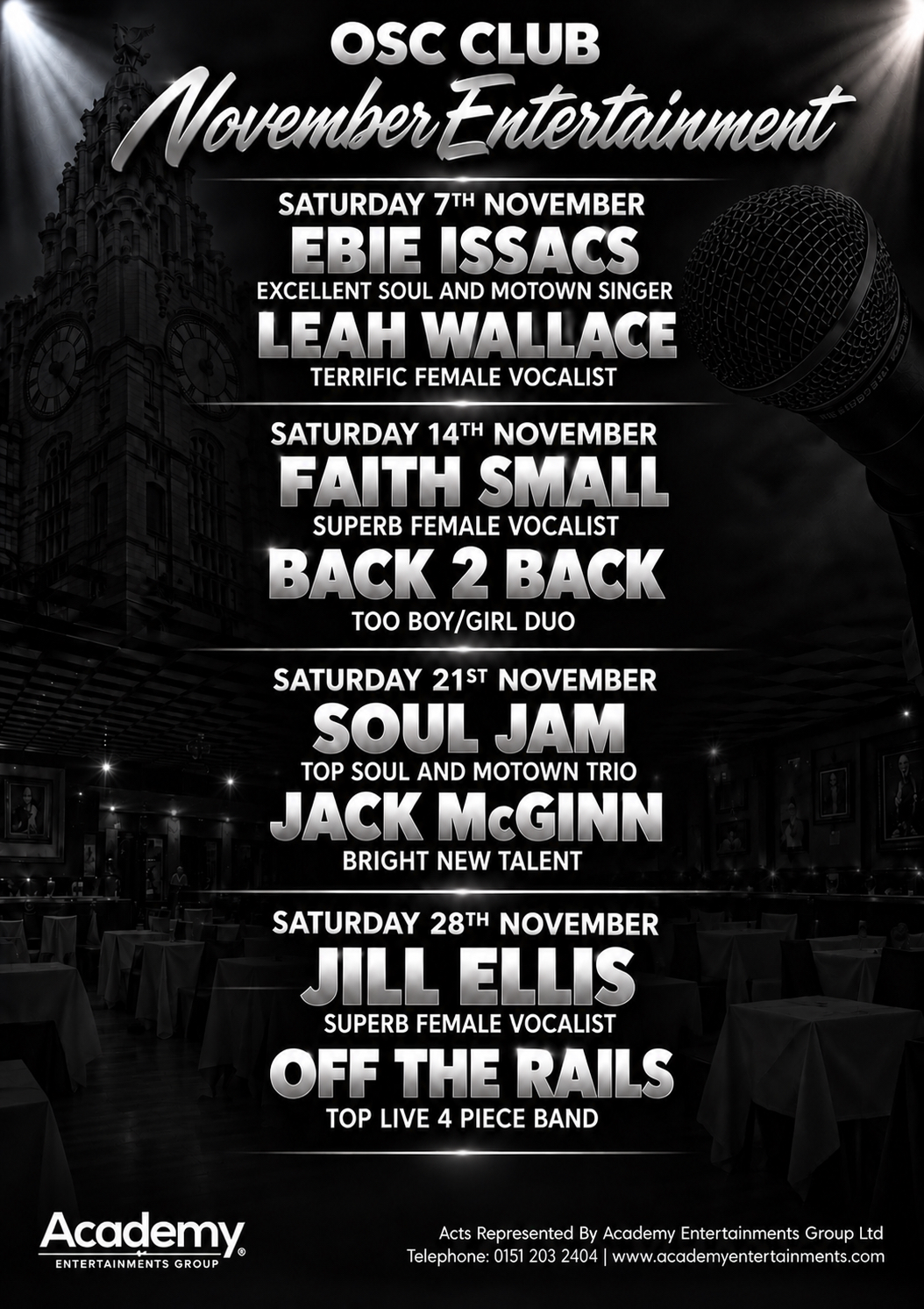 Nov Line Up